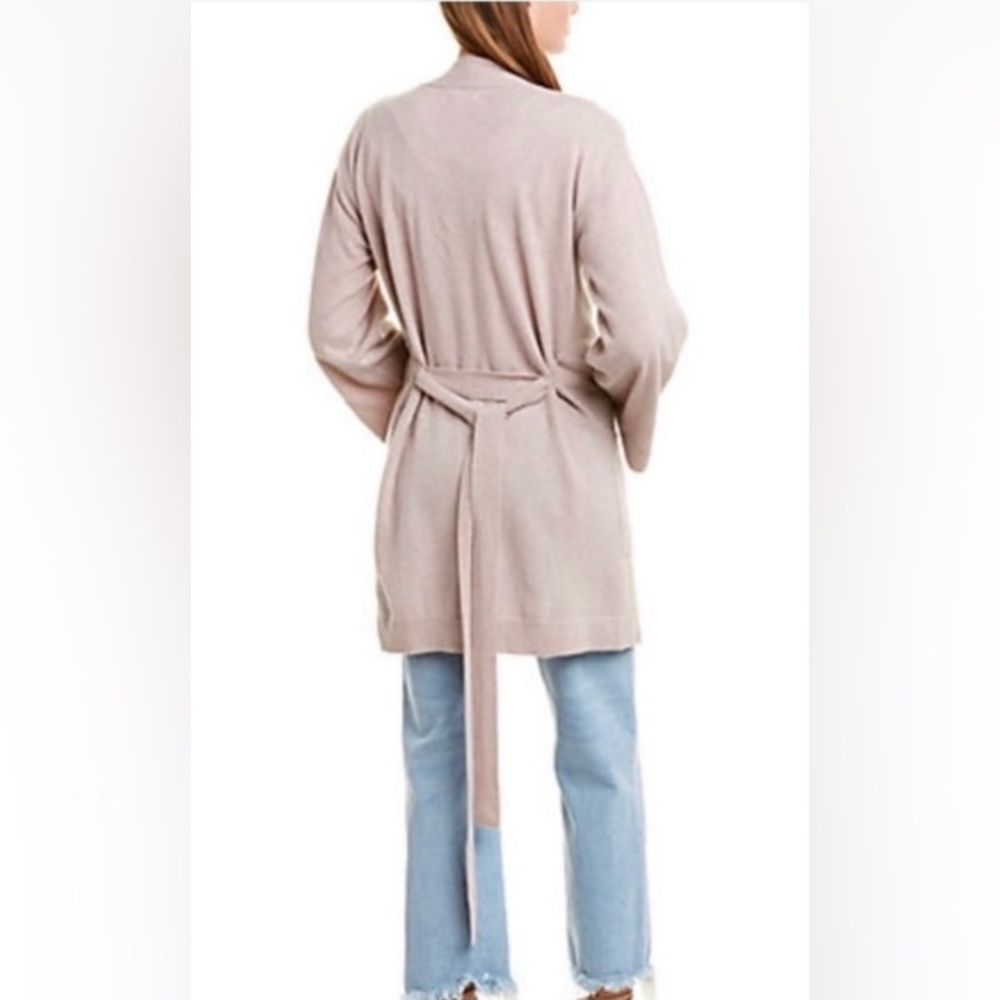 Johnny Was 100% Cashmere‎ Luxurious Pale Pink Belted Cardigan Small/S E